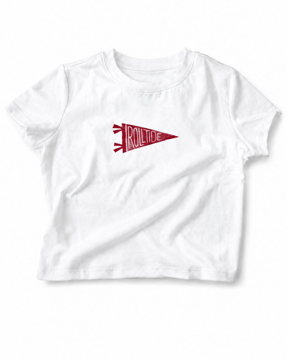 Roll Tide Hand-Printed Baby Tee